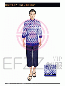 SPA水療會(huì)所服務(wù)員服裝設(shè)計(jì)386