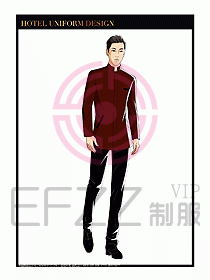 酒店門童保安行李生制服設計917