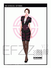 專(zhuān)賣(mài)店?duì)I業(yè)員職業(yè)裝設(shè)計(jì)圖1259