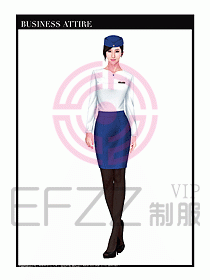 職業(yè)空姐制服設(shè)計(jì)圖612