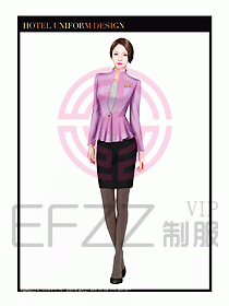 酒店大堂服務(wù)員制服設(shè)計(jì)756