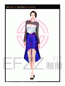 夜總會KTV服務員制服設計圖562