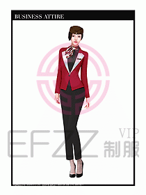 職業裝空姐服制服設計圖728