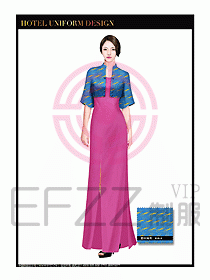 水療SPA咨客迎賓制服設(shè)計(jì)348