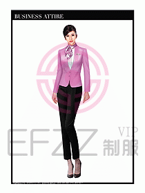 職業裝空姐服制服設計圖736