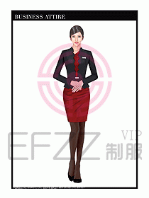 職業(yè)裝空姐服制服設(shè)計(jì)圖750