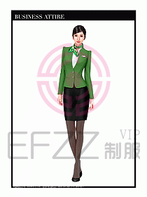 職業裝空姐服制服設計圖759