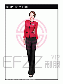 職業裝空姐服制服設計圖779