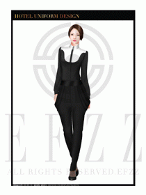酒店西餐服務(wù)員制服設(shè)計1073
