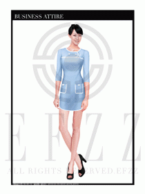 珠寶營業員職業裝服務員制服1386