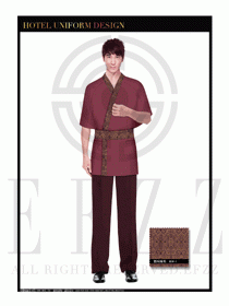 SPA會所服務(wù)生制服設(shè)計(jì)圖478