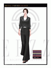 酒店總臺大堂服務(wù)員制服設(shè)計(jì)圖890