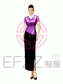 西餐咨客服裝110