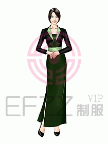 西餐咨客服裝176