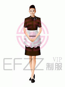 西餐服務(wù)生服裝326