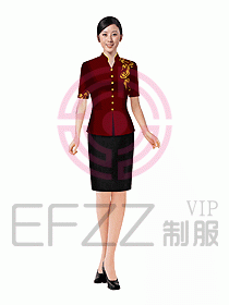 中餐服務(wù)員制服348