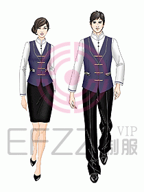 中餐服務(wù)員制服713