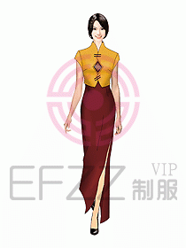 中餐迎賓制服228