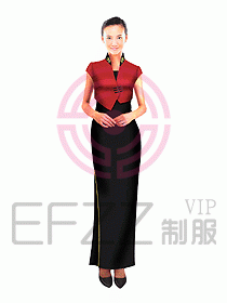 中餐迎賓制服244