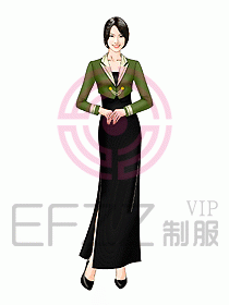 中餐迎賓制服323