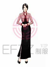 中餐迎賓制服346