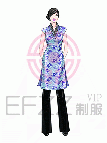 中餐迎賓制服413