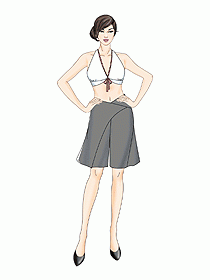 按摩技師服566