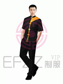 酒店中餐服務(wù)員制服設(shè)計(jì)圖956