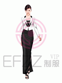 酒店西餐咨客制服設(shè)計(jì)圖257