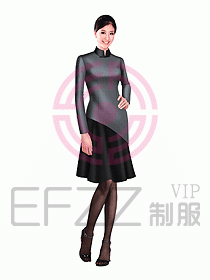 中餐服務員制服設計圖1010