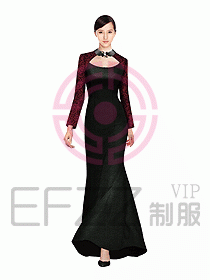 西餐咨客制服設(shè)計(jì)圖284