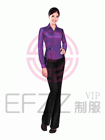 女職業裝長袖襯衫設計圖113