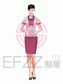空姐服裝設計效果圖376