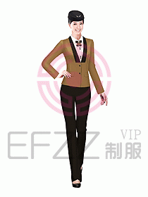 空姐服裝設計效果圖402