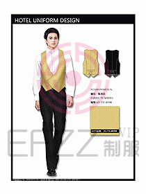 西餐服務員制服設計效果圖711
