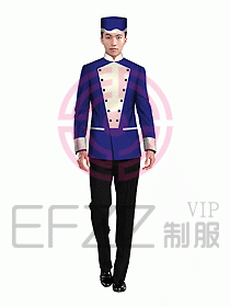 酒店門(mén)童制服設(shè)計(jì)效果圖655