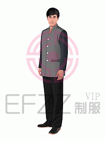 酒店客服服務員制服設計效果圖282