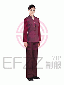 酒店客服服務員制服設計效果圖289