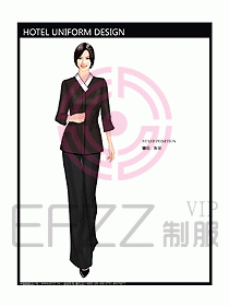 酒店客服服務員制服設計圖310