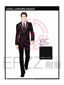 前臺服務生制服設(shè)計效果圖487