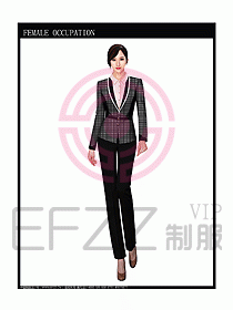 女時(shí)尚秋冬職業(yè)裝設(shè)計(jì)圖668