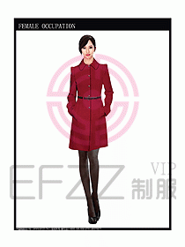 女職業(yè)裝大衣設計圖086