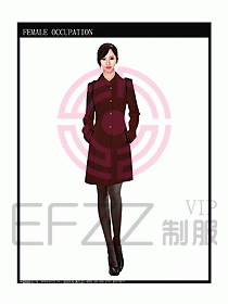 女職業(yè)裝大衣設計圖095