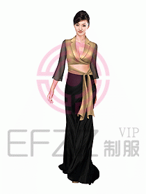 KTV夜總會咨客禮儀服裝165