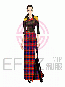 KTV夜總會(huì)咨客禮儀服裝191
