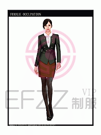 時(shí)尚職業(yè)女西服設(shè)計(jì)圖735