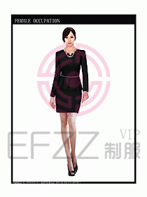 時尚職業女西服設計圖734