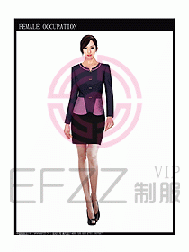 時(shí)尚職業(yè)女西服設(shè)計(jì)圖732
