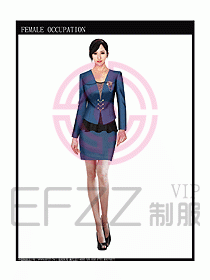 時尚職業(yè)女西服設(shè)計(jì)圖757