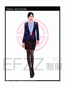 時尚職業女西服設計圖784
